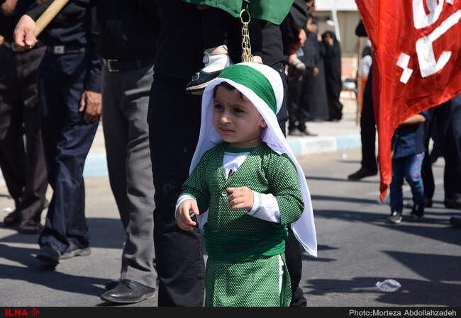 عزاداری تاسوعای حسینی در لامرد فارس