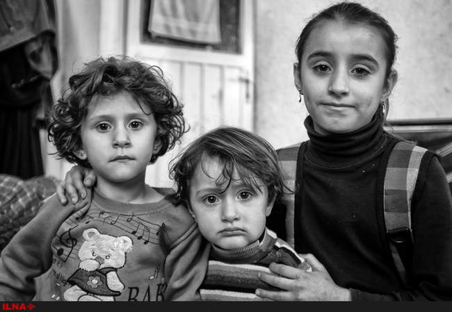 کودکان، یتیم و آواره از جنگ سوریه 