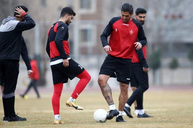 گزارش تصویری تمرینات پرسپولیس پیش از دیدار با نساجی