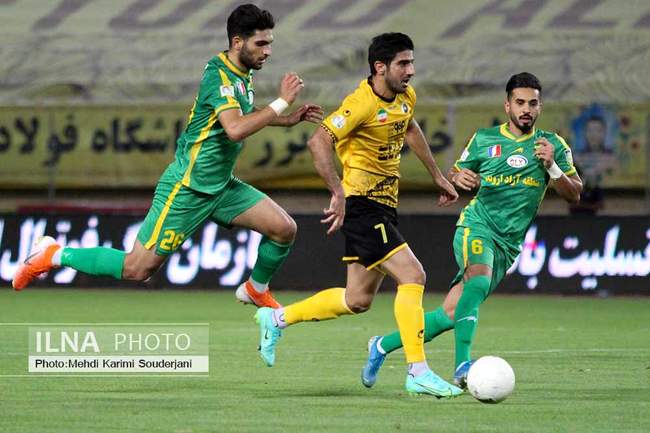 برد سپاهان برابر صنعت نفت آبادان 