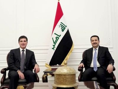 دیدار بارزانی و السودانی در بغداد