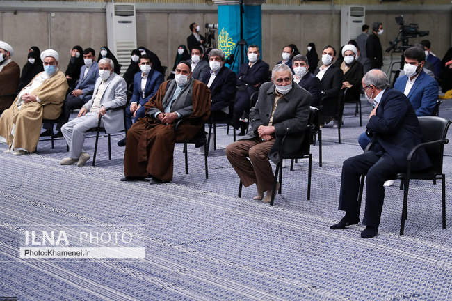 دیدار مداحان اهل‌بیت علیهم‌السلام با رهبر معظم انقلاب