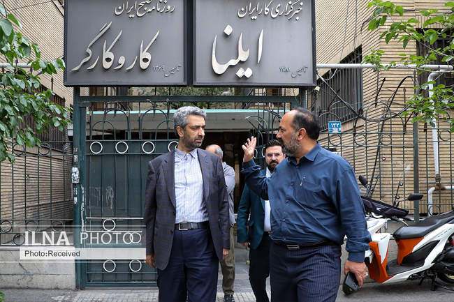 بازدید معاون ارتباطات و اطلاع‌رسانی دفتر رئیس‌جمهور از خبرگزاری ای