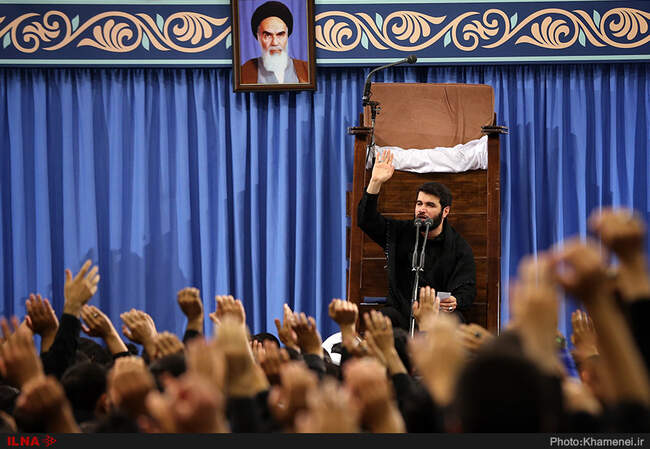 مراسم عزاداری اربعین حسینی با حضور هیات‌های دانشجویی در حسینیه امام خمینی(ره)