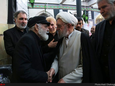 مراسم بزرگداشت مرحوم غضنفر رکن آبادی در مسجداعظم قم