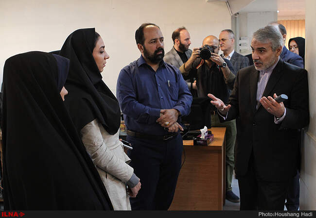 حضور محمدباقر نوبخت سخنگوی دولت در خبرگزاری کارایران( ایلنا) 