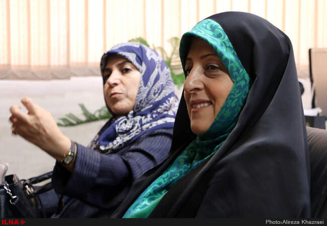 حضور معصومه ابتکار رئیس سازمان حفاظت محیط زیست  در ایلنا