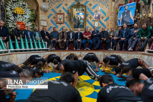 بزرگان کشتی جهان در آئین یادبود 