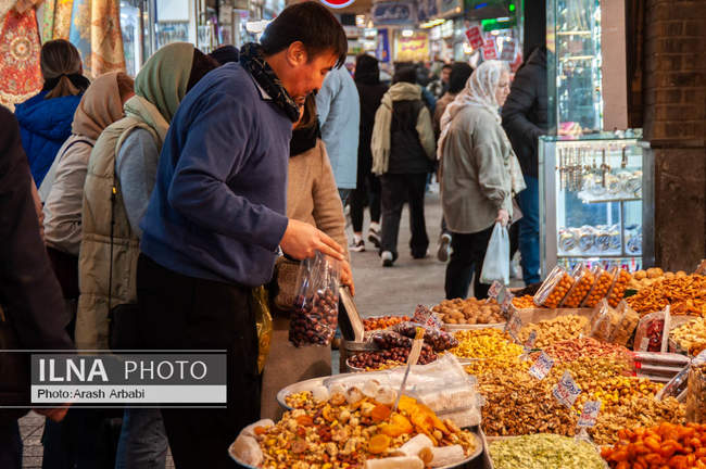  بازار تجریش تهران در آستانه شب یلدا