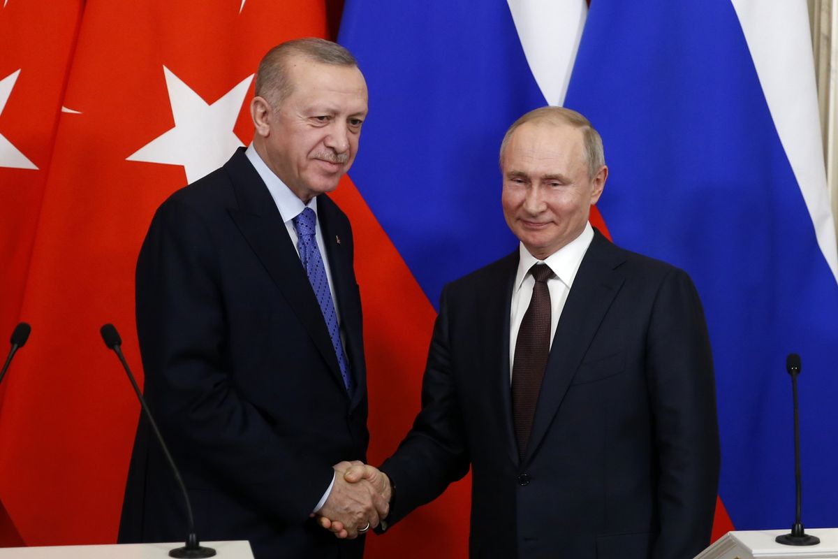 گفت‌وگوی تلفنی اردوغان و پوتین 