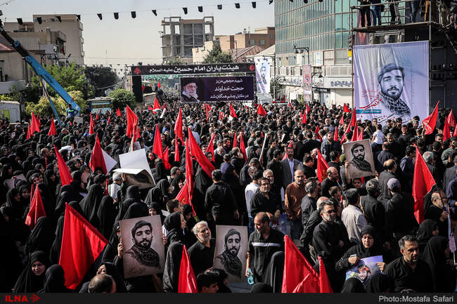مراسم تشییع پیکر شهید حججی-2
