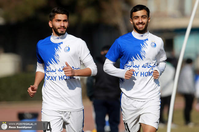 گزارش تصویری تمرین استقلال: شاگردان فکری آماده دیدار با تیم قلعه نوی