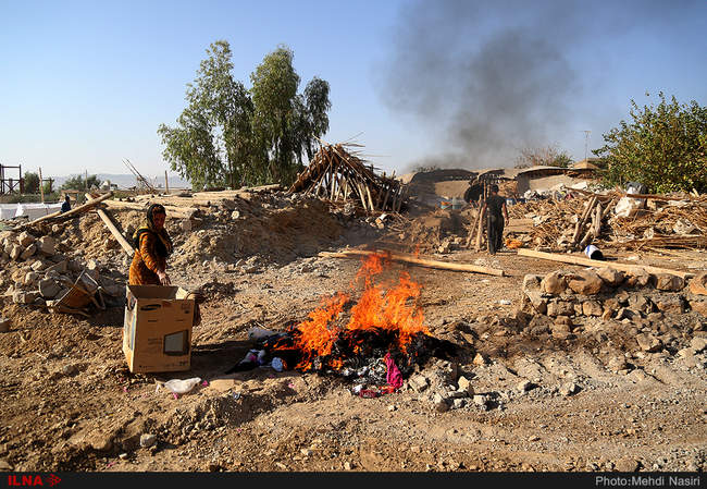 دشت ذهاب در پنجمین روز پس از زلزله/1