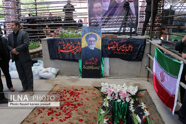 امام جمعه شهید تبریز در گلزار شهدا آرام گرفت