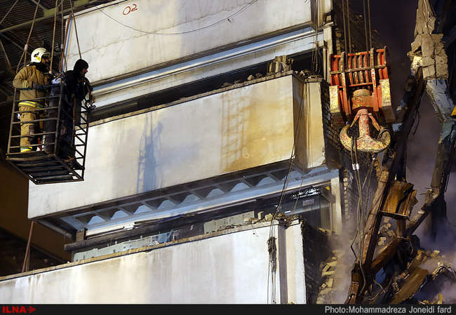 عملیات امداد و نجات ساختمان پلاسکو