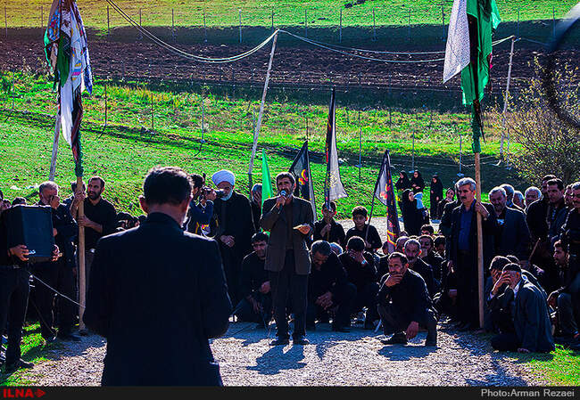 عزاداری روز عاشورا در روستای آغوزگَله-ساری