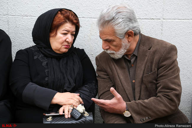مراسم تشییع پیکر حبیب کاوش