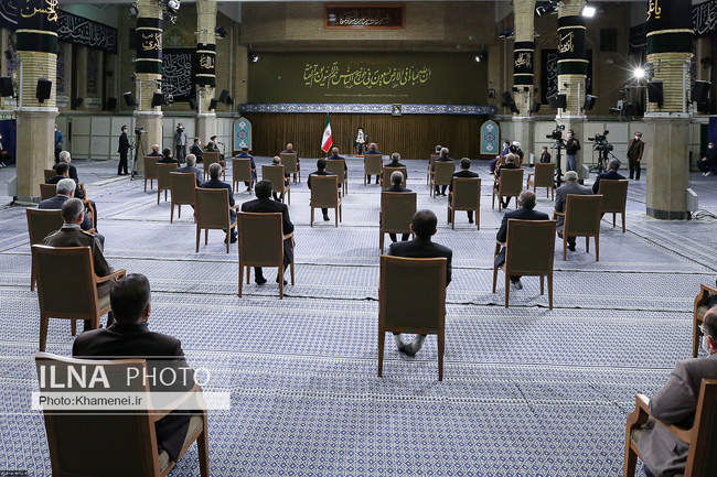 دیدار رئیس‌جمهور و اعضاء هیئت دولت با رهبر انقلاب اسلامی