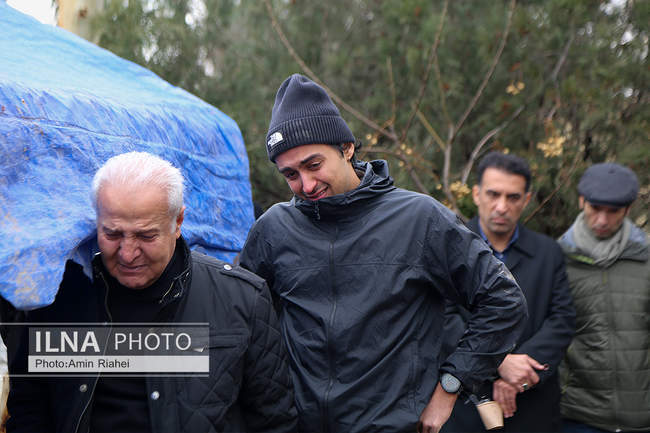 مراسم تشییع پیکر نظام الدین کیایی صدابردار پیشکسوت سینما