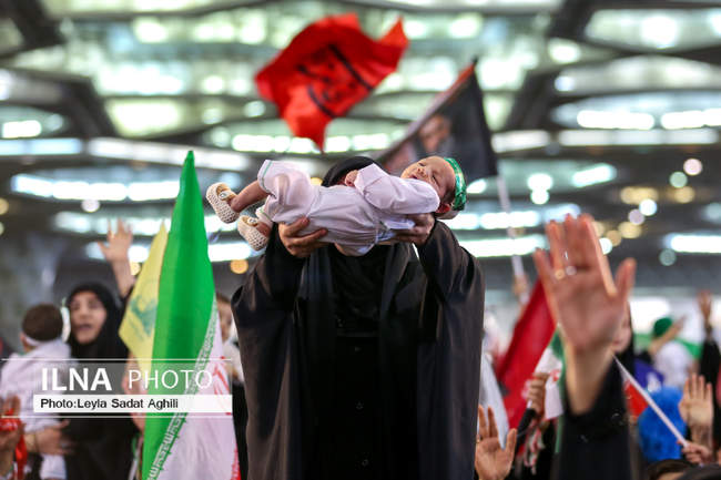مراسم شیرخوارگان حسینی - تهران