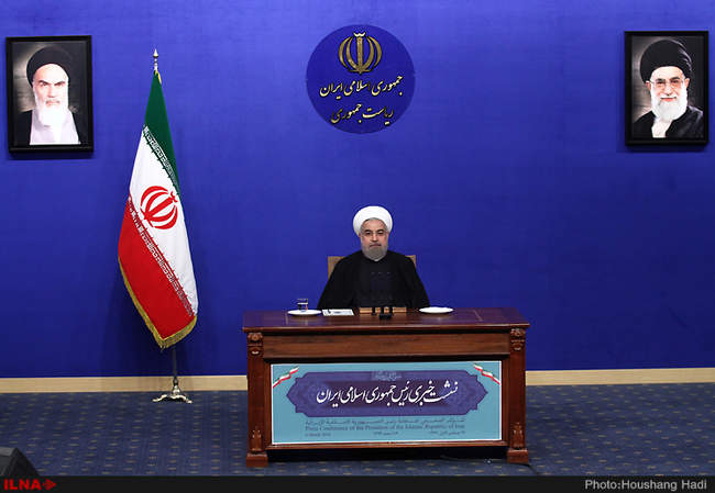 نشست خبری رئیس جمهوری 