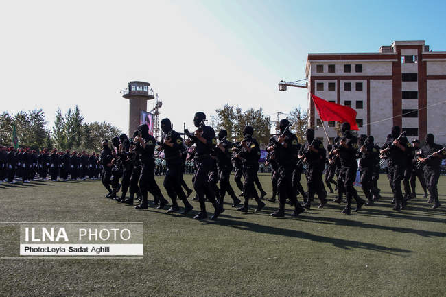 حضور  سردار رحیمی در مراسم صبحگاهی ستاد فاتب تهران
