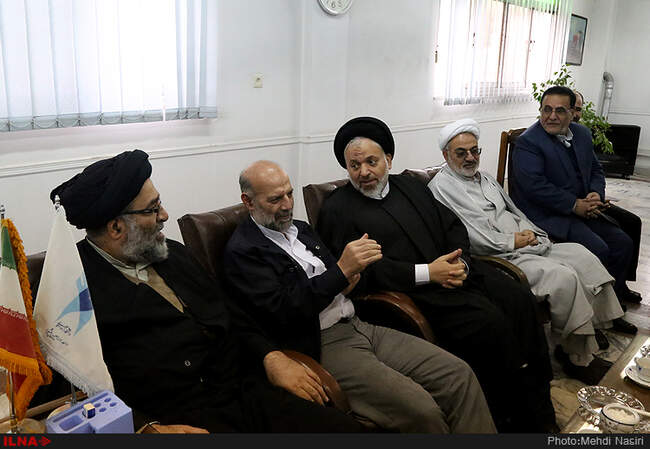  علیرضا محجوب در جمع دانشجویان دانشگاه ورامین
