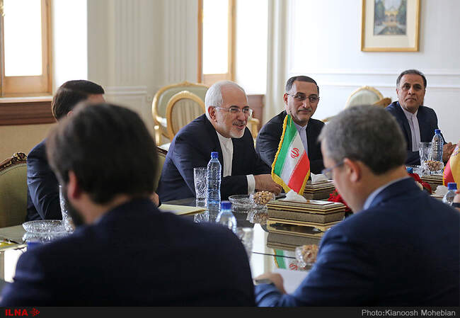 Meeting of Foreign Ministers of Iran and Spain