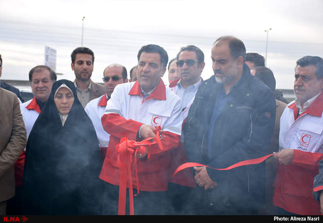 افتتاح دو ساختمان پایگاه امداد و نجات جاده ای قزوین 