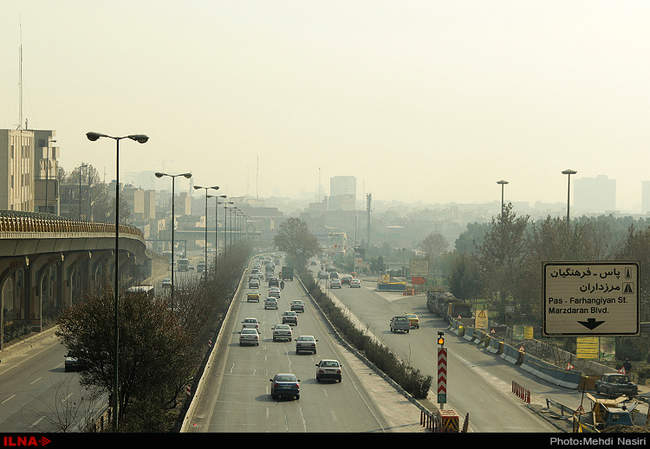 آلودگی هوای امروز تهران 