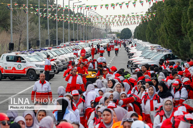 رزمایش نوروزی جمعیت هلال احمر