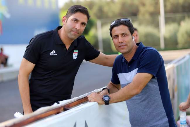 گزارش تصویری بازی دوستانه تیم ملی امید و نفت مسجد سلیمان