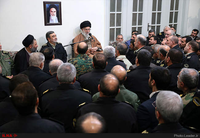 دیدار فرماندهان نیروی انتظامی با رهبر معظم انقلاب