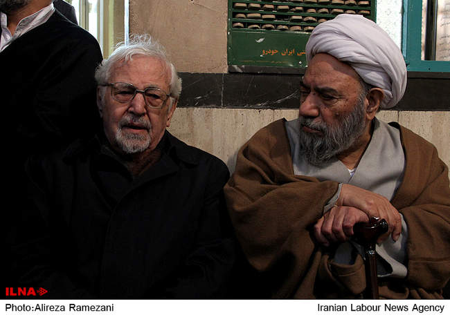 مراسم تشییع پیکر سیدصادق طباطبایی