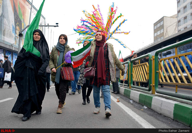 راهپیمایی یوم الله ۲۲ بهمن در تهران / 2