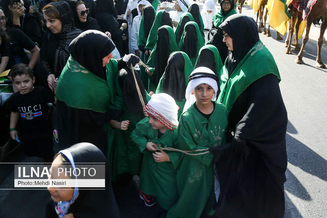 مراسم تشابیه حسینیه کاظمینی‌های مقیم تهران