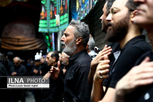 عزاداری تاسوعای حسینی در بازار تهران