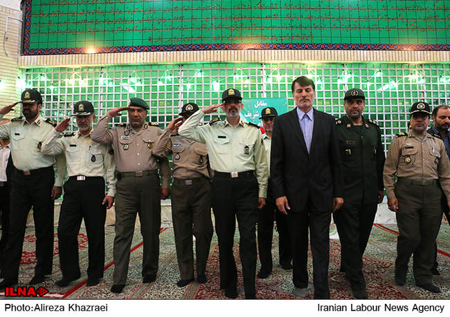 تجدید میثاق سربازان نمونه نیروهای مسلح با امام راحل