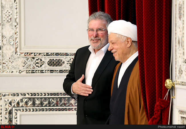 دیدار آیت الله هاشمی رفسنجانی با هارس دی پارتلئو رئیس مجلس لوکزامبورگ