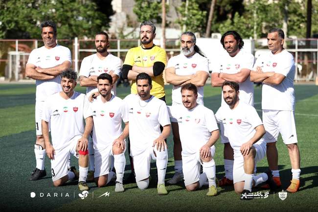 گزارش تصویری دیدار دوستانه پیشکسوتان پرسپولیس و تیم هنرمندان 