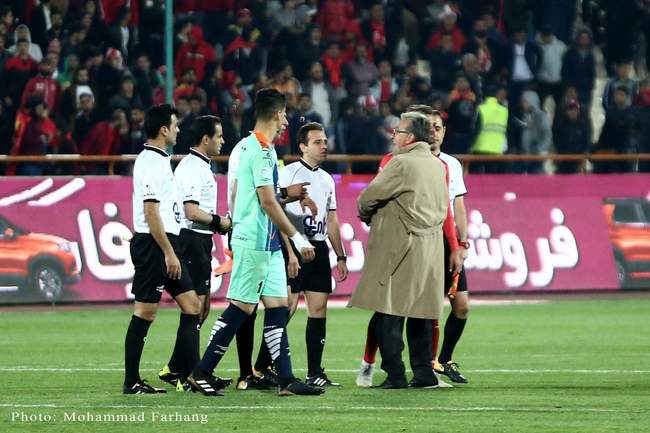 گزارش تصویری بازی جنجالی پرسپولیس - سپاهان