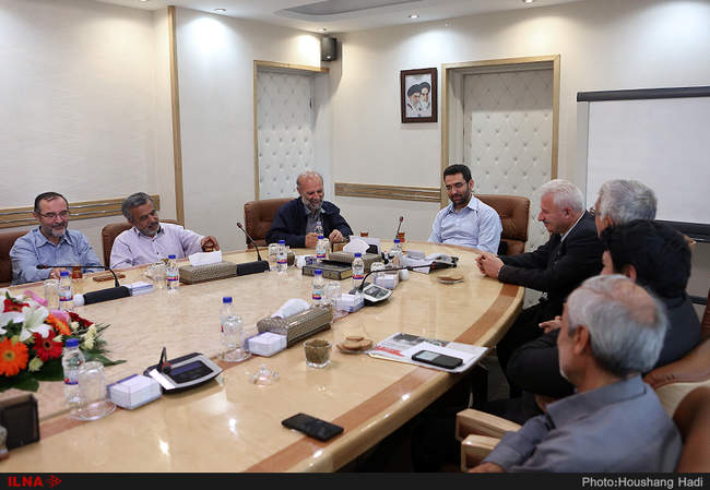 دیدار علیرضا محجوب دبیرکل خانه کارگر با وزرای دولت دوازدهم