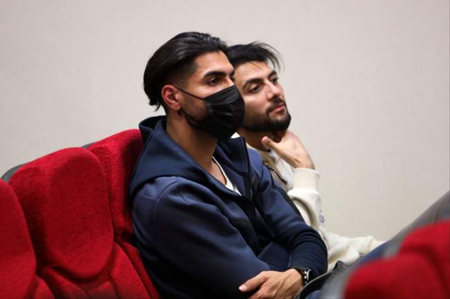 تصاویر نشست زنوزی با بازیکنان تراکتور