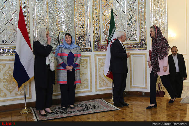 Zarif meets Dutch counterpart in Tehran