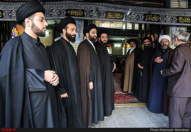مراسم تشییع پیکر آیت الله سید محمدرضا غروی