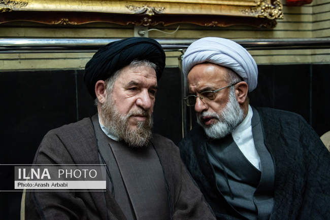 مراسم ترحیم مادر غلامعلی حداد عادل