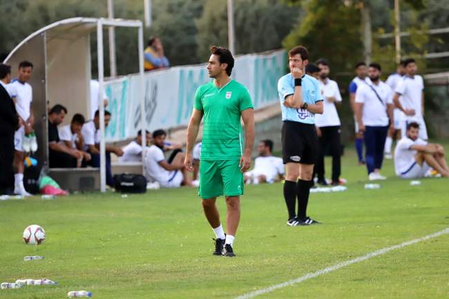 گزارش تصویری بازی دوستانه تیم ملی امید و نفت مسجد سلیمان