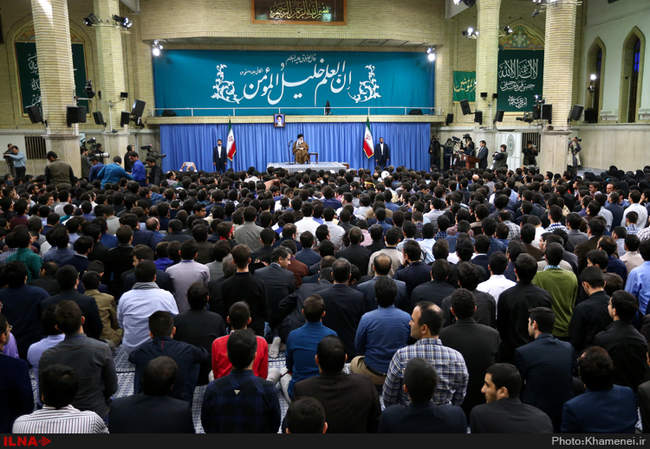 دیدار نخبگان علمی جوان با رهبر انقلاب