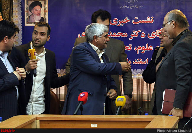 نشست خبری محمد فرهادی وزیر علوم تحقیقات و فناوری