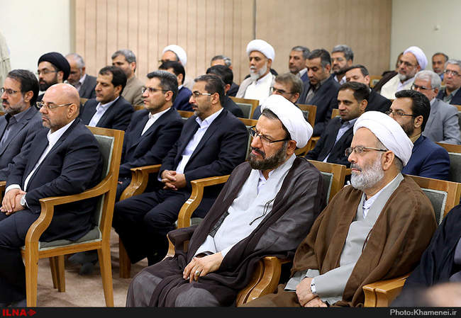 دیدار رئیس و مسئولان قوه قضائیه با مقام معظم رهبری 